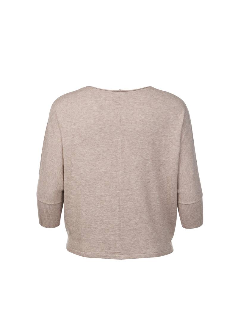 ROCK YOUR CURVES by Angelina Strickshirt in taupeArtikelnummer RYC-LCAK-0646-102 Rabatt