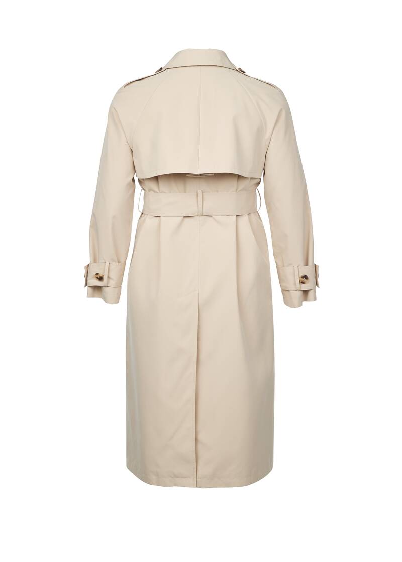 ROCK YOUR CURVES by Angelina Trenchcoat in EcruArtikelnummer RYC-LCAK-0496-101 Günstig kaufen