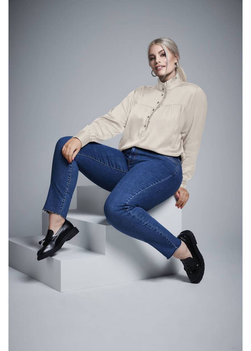 ROCK YOUR CURVES by Angelina Jeanshose, skinny in jeans blauArtikelnummer RYC-LCAK-0278-501 Weihnachtsangebot