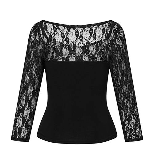 Rumpf PERUGIA Damen Bluse mit Spitze RU5532 Tägliche Deals