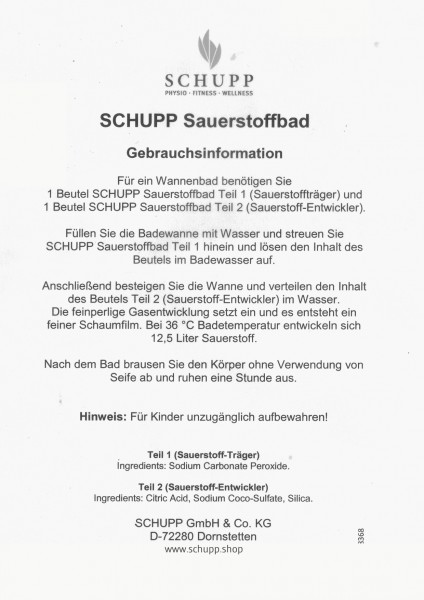 Schupp Sauerstoffbad Hotsell