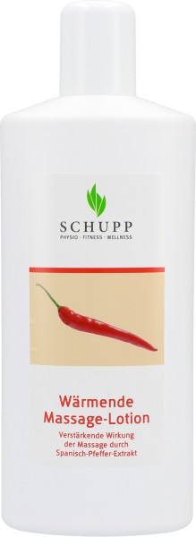 Schupp Wärmende Massage-Lotion Lagerräumung