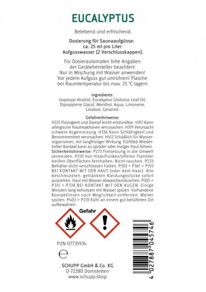 Schupp Sauna- und Dampfbadessenz Eucalyptus Bis zu 65% Rabatt
