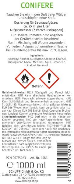 Schupp Sauna- und Dampfbadessenz Conifere Nur für heute