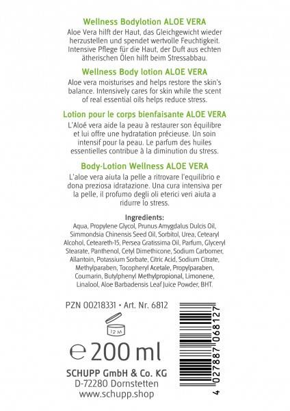 Schupp Wellness-Bodylotion Aloe Vera Black Friday Preise