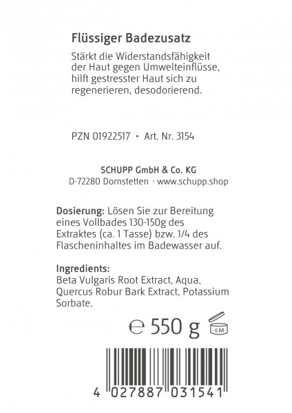 Schupp Eichenrinden-Extrakt Begrenzte Freigabe