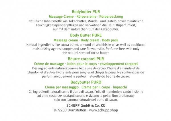 Schupp Bodybutter Pur Bis zu 60% Rabatt