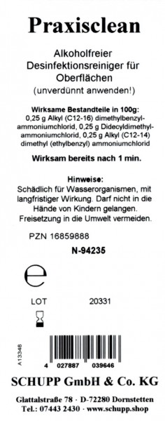 Schupp SCHUPP Praxisclean Valentinstagsangebot