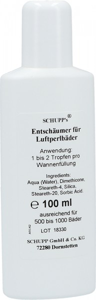 Schupp Entschäumer für Ölbäder Bis zu 65% Rabatt