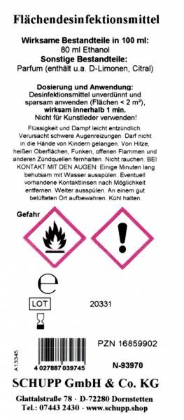 Schupp SCHUPP Flächendesinfektion Clearance-Verkauf