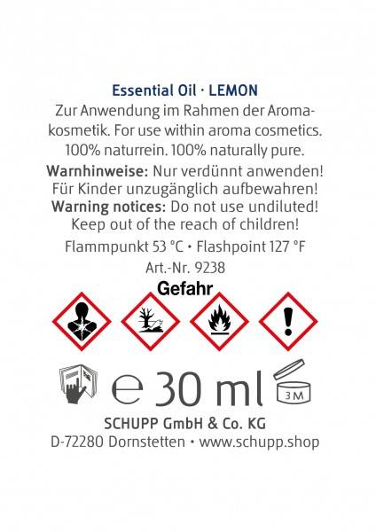 Schupp Ätherisches Öl Zitrone Speichern exportieren