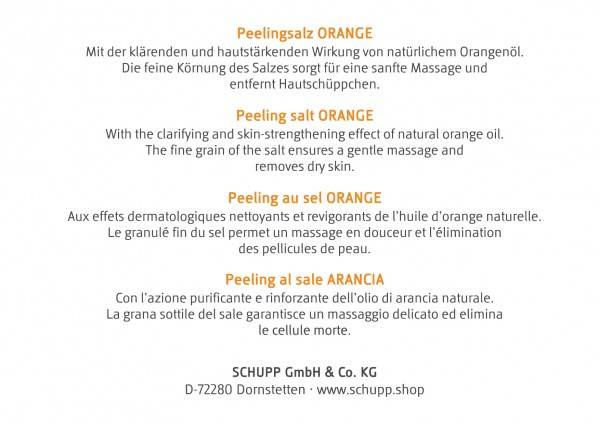 Schupp Peelingsalz Orange 50% Rabatt für begrenzte Zeit