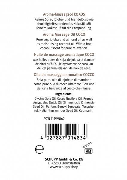 Schupp Aroma-Massage-Öl Kokos Preisnachlass