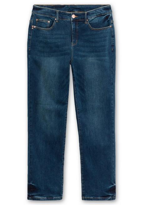 sheego Gerade Stretch-Jeans mit Bodyforming-Effekt - dark blue Denim sheego Schlussverkauf