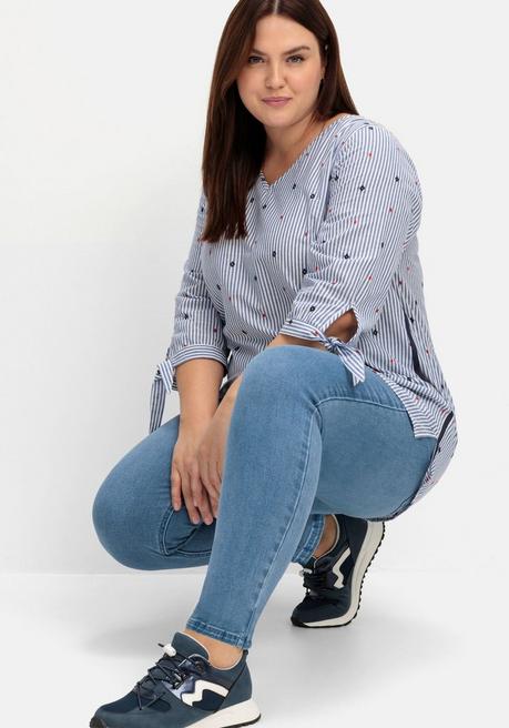 sheego Jeggings in Power-Stretch-Qualität, mit Schlupfbund - blue Denim sheego Kostenloser Versand