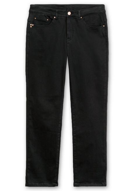 sheego Gerade Stretch-Jeans mit Bodyforming-Effekt - black Denim sheego Rabatt
