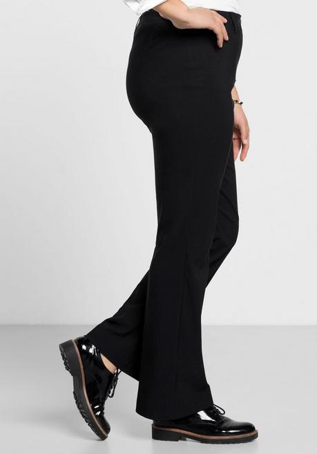 sheego Bengalinhose in Bootcut-Form - schwarz sheego Online Shopping