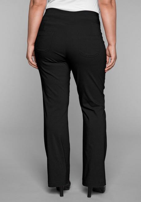 sheego Bootcut-Hose mit Shaping-Effekt - schwarz sheego Cyber Monday