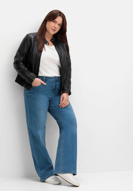 sheego Weite Jeans in Curvy-Schnitt ELLA - blue Denim sheego Vatertagsangebot