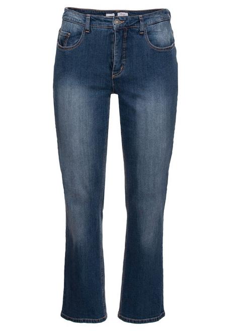 sheego Gerade Jeans mit Shaping-Einsatz - blue Denim sheego Zeitlich begrenztes Angebot
