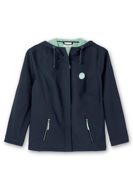 sheego Softshell-Jacke mit Fleece-Innenseite - nachtblau sheego Blitzangebot