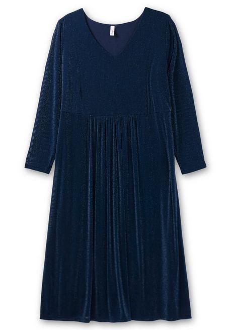 sheego Abendkleid mit Mesh und Effektgarn - saphir sheego Riesige Ersparnisse
