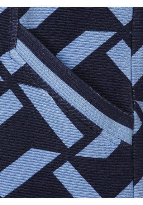 VIA APPIA DUE Bedrucktes Etuikleid mit Eingrifftaschen - indigo gemustert sheego im Angebot