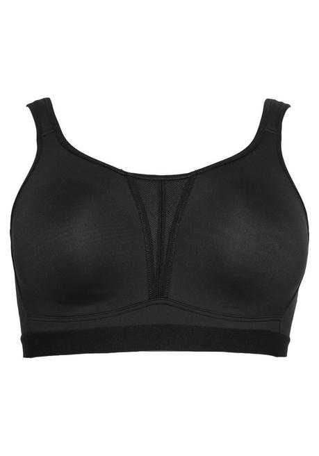 sheego Sport-BH aus COOLMAX® mit 2 Tragevarianten - schwarz sheego Valentinstagsangebot