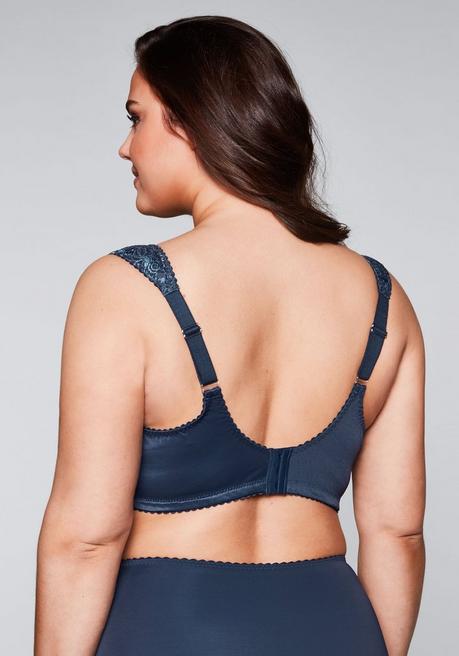 sheego BH ohne Bügel mit wattierten Cups - saphir sheego Zeitlich begrenztes Angebot
