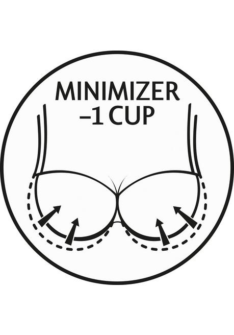 TRIUMPH Minimizer-BH - schwarz sheego Bis zu 50% Rabatt