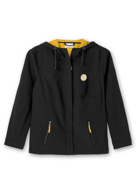 sheego Softshell-Jacke mit Fleece-Innenseite - schwarz sheego Vierteljährliche Förderung