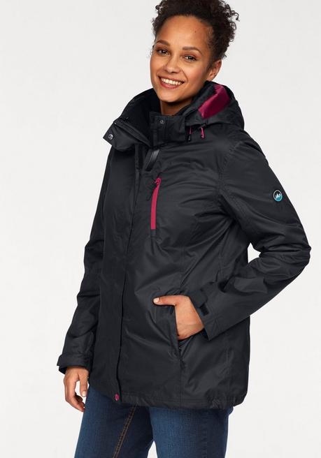 Polarino 3-in-1-Funktionsjacke - schwarz sheego Auslauf