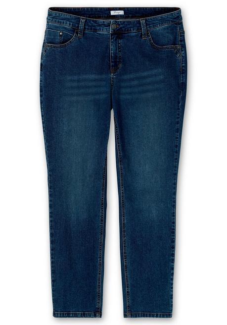 sheego Schmale Jeans in Curvy-Schnitt VERENA - dark blue Denim sheego Verkauf