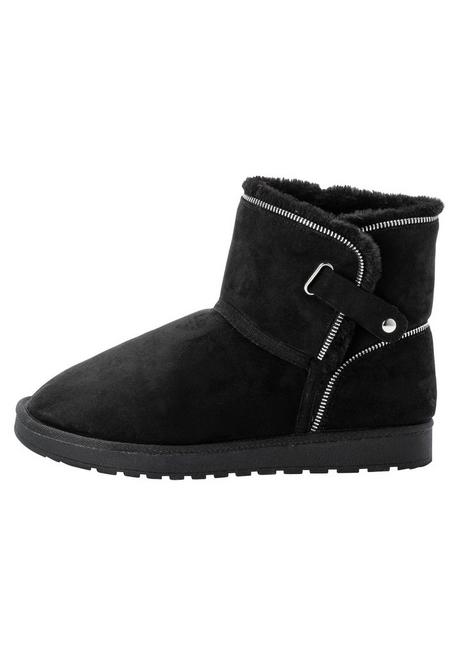 sheego Schlupfboots mit seitlichen Riegeln - schwarz sheego Angebote