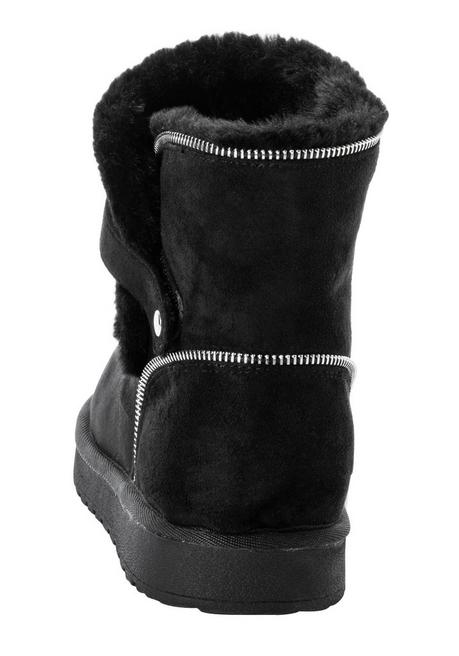 sheego Schlupfboots mit seitlichen Riegeln - schwarz sheego Angebote