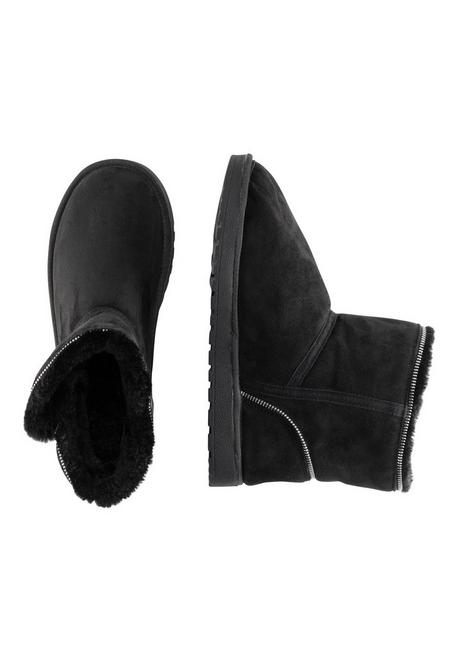 sheego Schlupfboots mit seitlichen Riegeln - schwarz sheego Angebote
