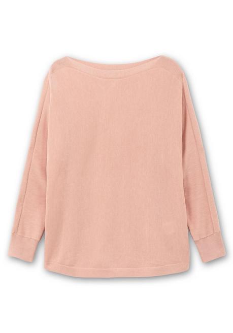 sheego Pullover mit U-Boot-Ausschnitt - puder sheego Versandkostenfrei
