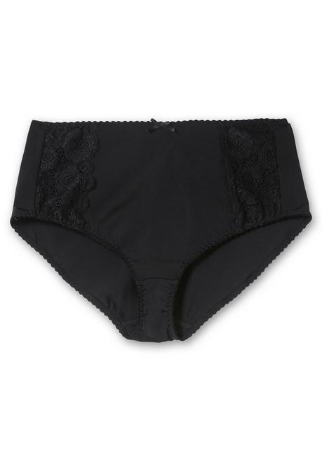 sheego Taillenslip mit transparenter Spitze - schwarz sheego Räumungsverkauf