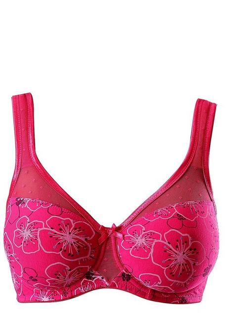 NUANCE Minimizer-BH - beere bedruckt sheego Kostenlose Rückgabe