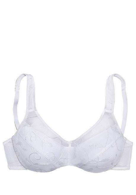 PETITE FLEUR Doppelpack Minimizer-BHs mit unterlegten Cups - schwarz+weiß sheego Fabrikverkauf