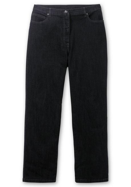 sheego x Collection L. Gerade Jeans in 5-Pocket-Form - black Denim sheego Großer Ausverkauf