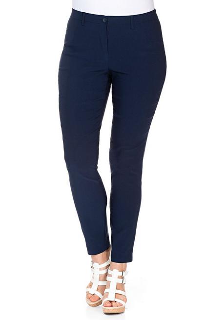 sheego Bengalin-Hose in schmaler Passform - marine sheego Cyber Monday
