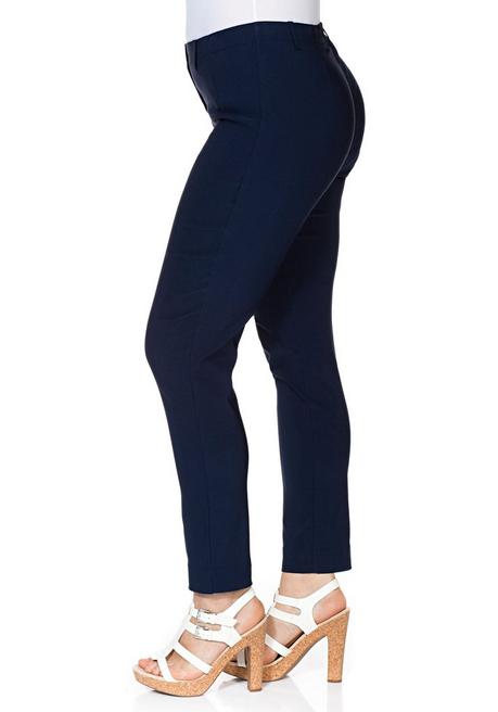 sheego Bengalin-Hose in schmaler Passform - marine sheego Cyber Monday