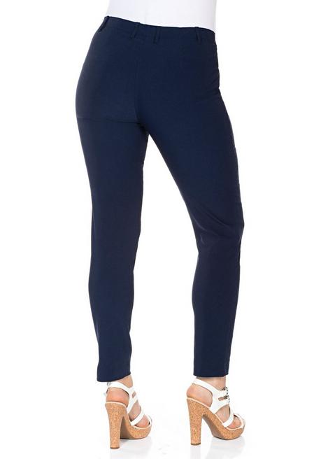 sheego Bengalin-Hose in schmaler Passform - marine sheego Cyber Monday