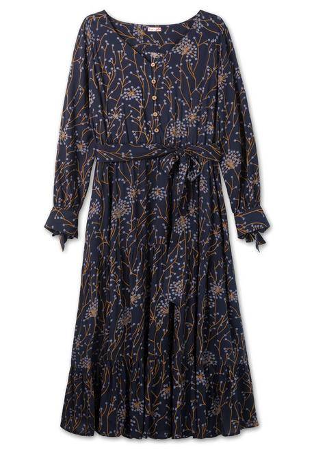 sheego by Joe Browns Maxikleid mit floralem Alloverdruck - nachtblau bedruckt sheego Osterangebot