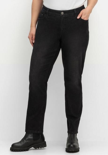 sheego Schmale Jeans in Curvy-Schnitt VERENA - black Denim sheego Kauf eins, bekomm eins gratis