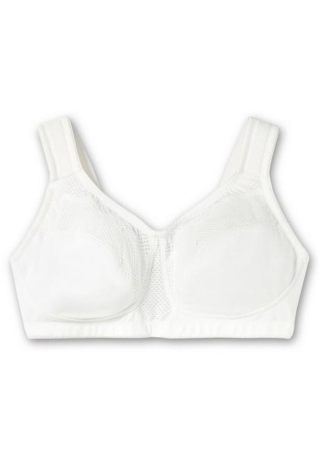 sheego Sport-BH aus COOLMAX®, mit Netzeinsätzen - weiß sheego Wochenangebot