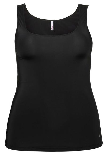 sheego Tanktop in extralanger Form, aus Microfaser - schwarz sheego Riesige Rabatte