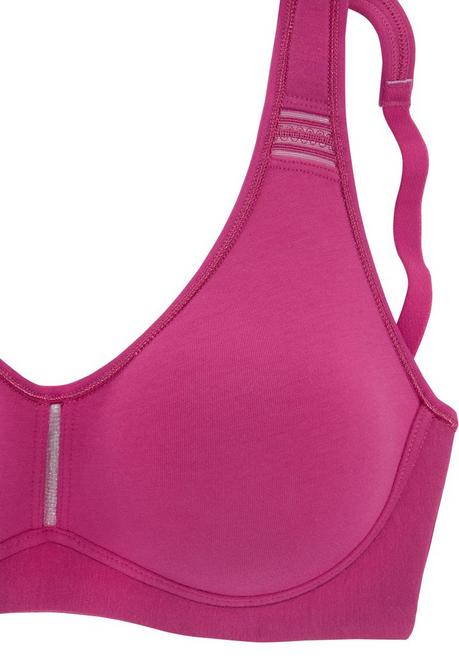 PETITE FLEUR Doppelpack T-Shirt-BHs - beere+weiß sheego Outlet