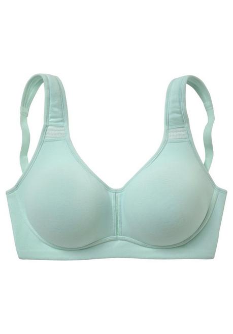 PETITE FLEUR Doppelpack T-Shirt-BHs - mint+weiß sheego Limitierter Zeitrabatt